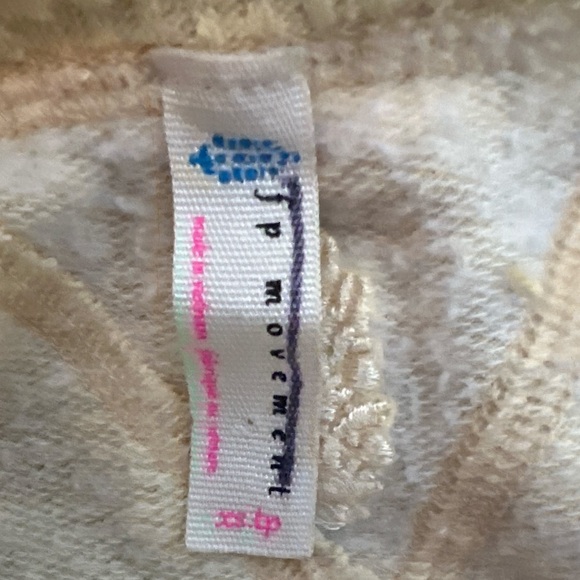 Free People We The‎ Free Mellow Yellow Oversized Pullover Sweatshirt XS - Picture 5 of 8